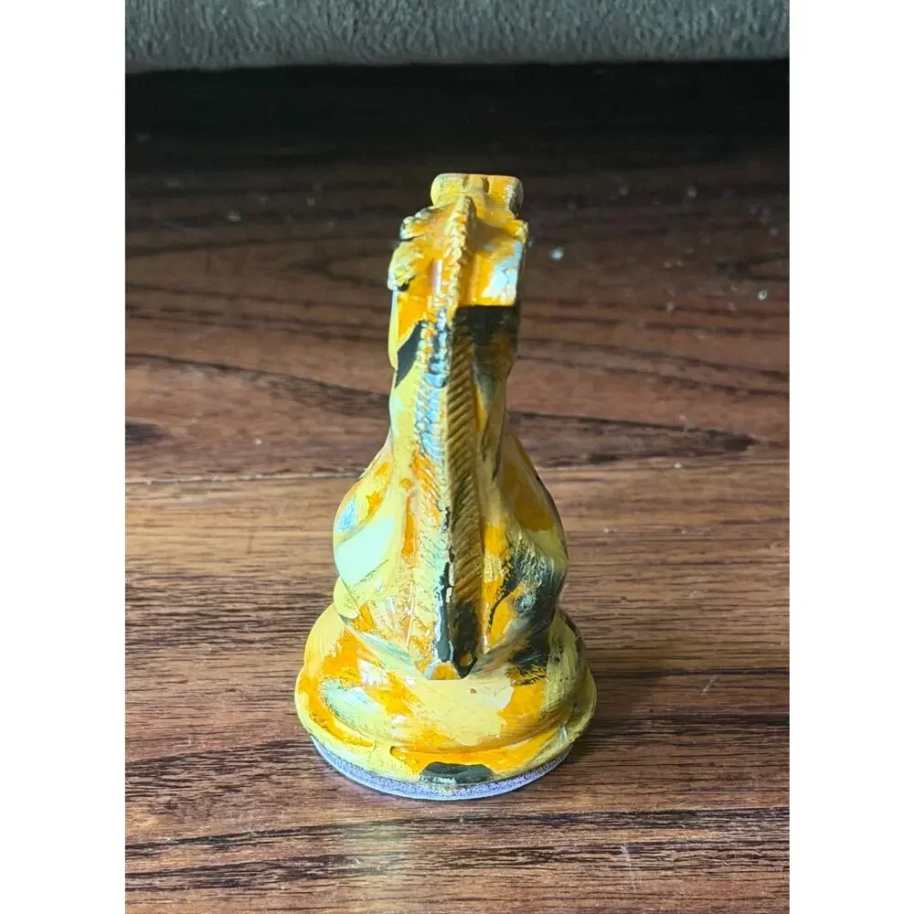 $1795 Purling London x Olivia Pilling Gold Knight Chess Art 15cm + Mini Rare Set
